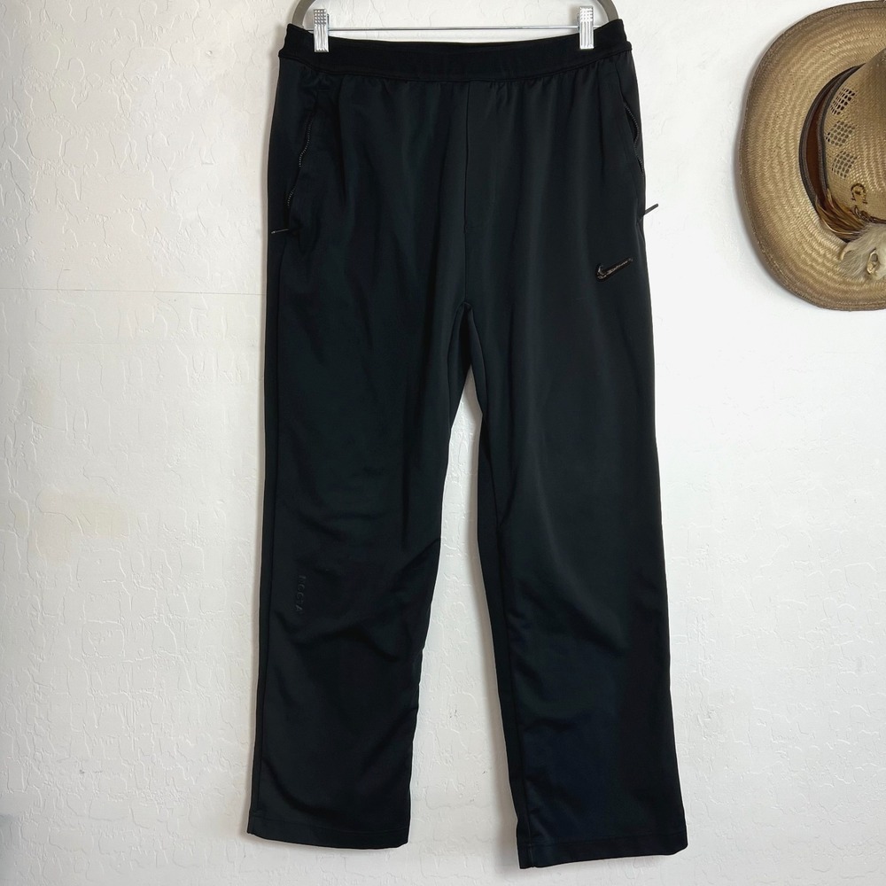 Nike Nocta Drake Cardinal Stock Track Pants Black Sz L Swoosh Swarovski Crystal